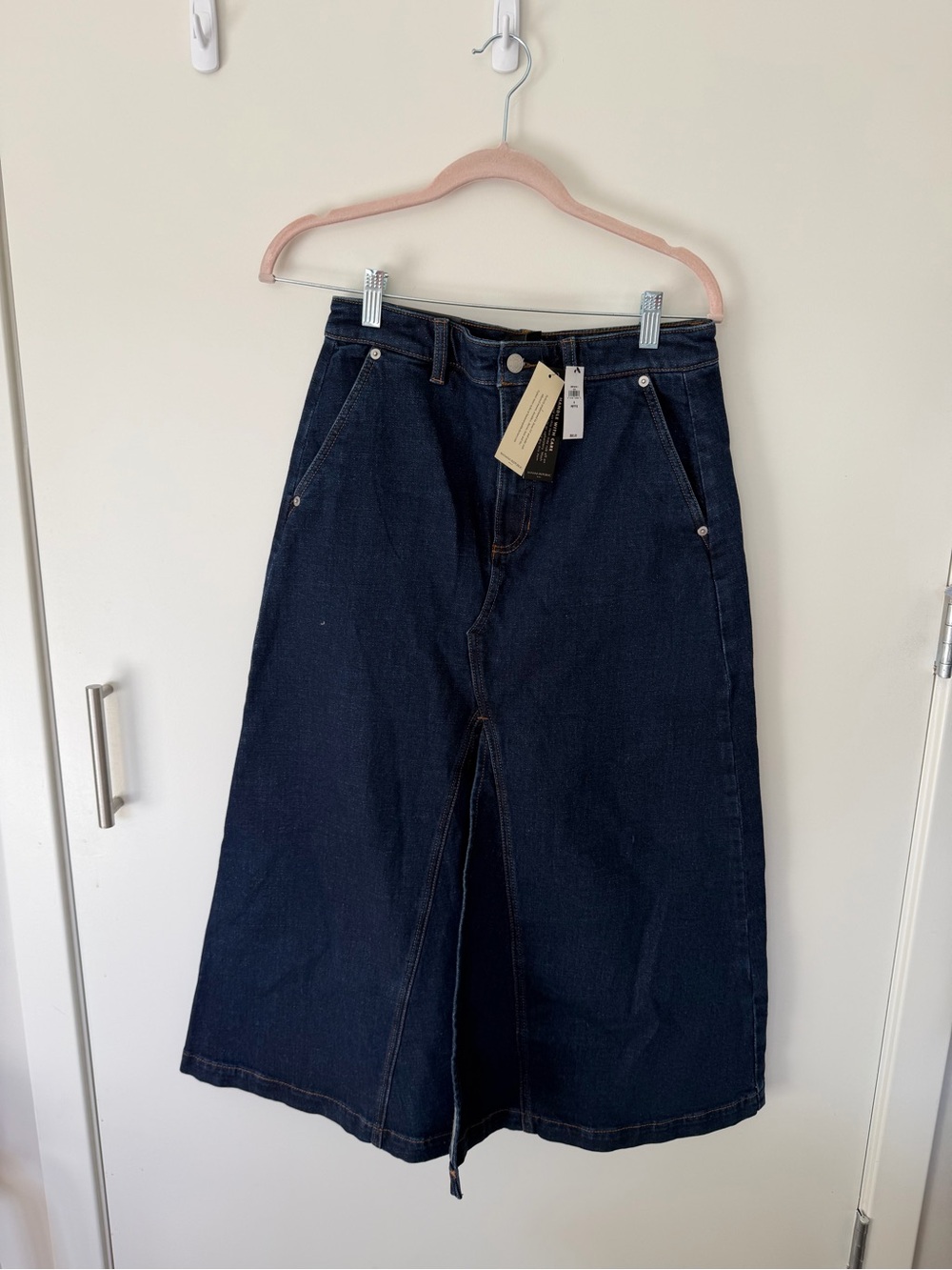 Banana Republic Dark Blue Denim Maxi Skirt
